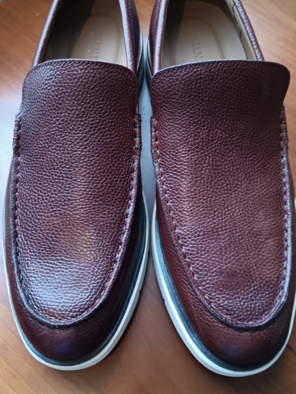 NWT Allen Edmonds Brown Leather Hybrid Sneaker-Loafer Slip-on Size 10.5D - Picture 11 of 12